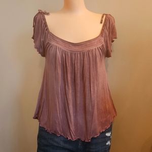 AEO Mauve Women's Large Blouse